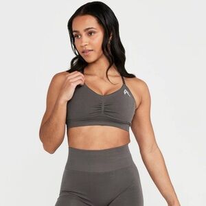 *NWT* ONER ACTIVE Effortless Micro Bralette DEEP TAUPE sz SMALL